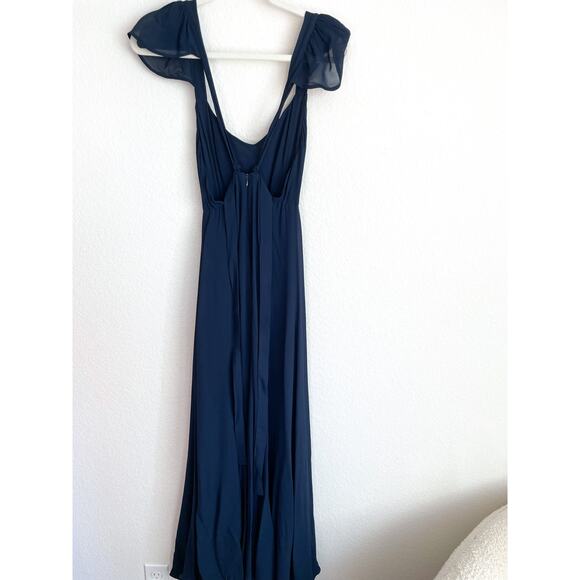 Reformation Navy Blue Maxi Dress Gown - Picture 6 of 14